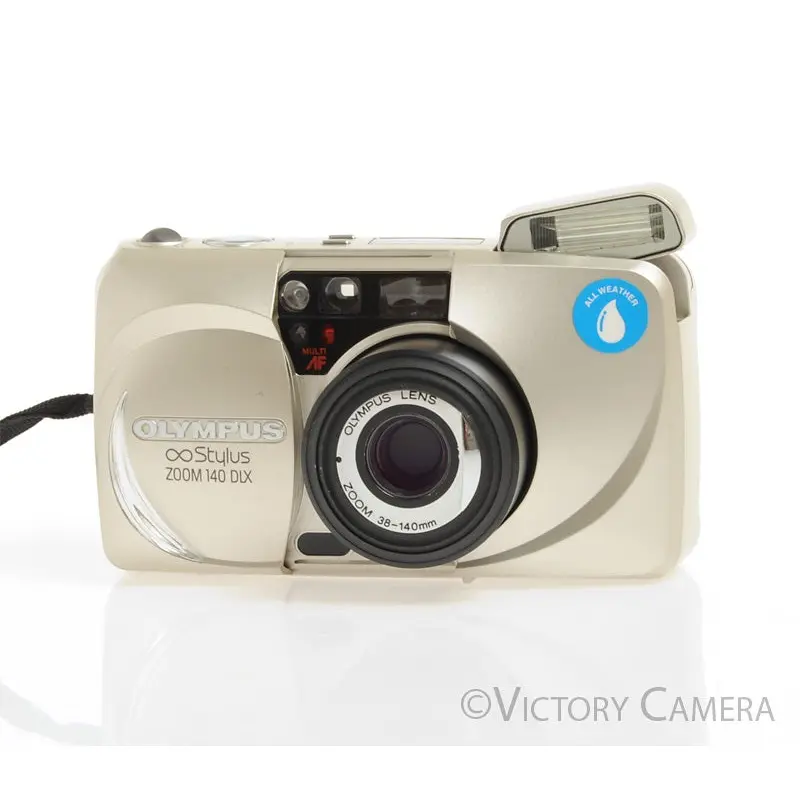 Olympus Stylus Zoom 140 DLX All Weather 35mm Point & Shoot Camera [EXC]