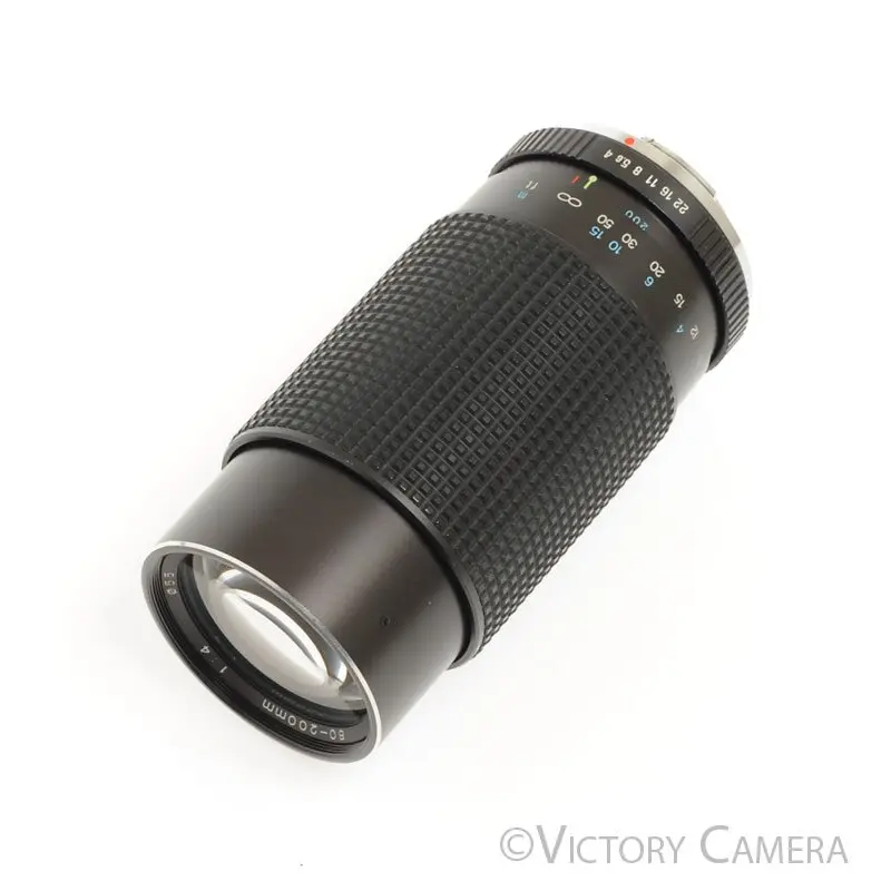 Tokina RMC 80-200mm f4 Telephoto Zoom Lens for Pentax K Mount [EXC+]