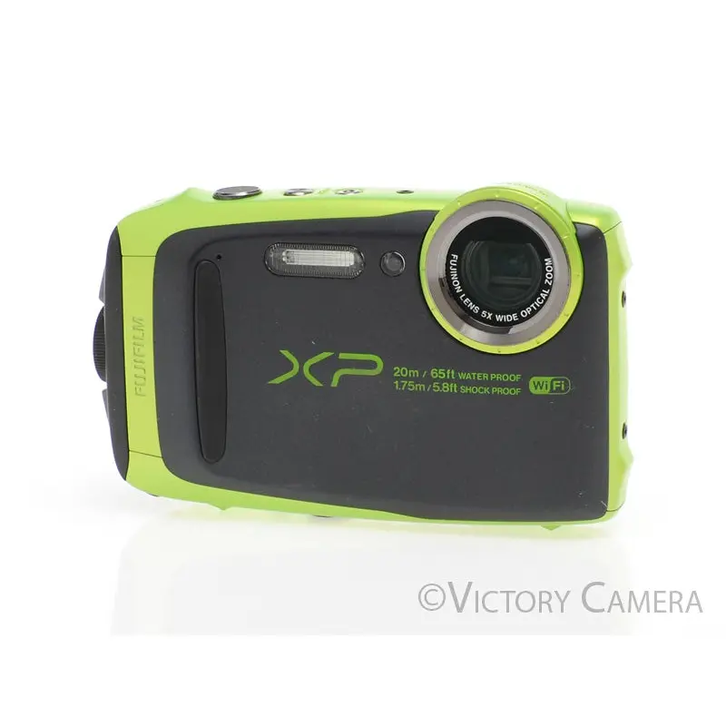 Fuji Fujifilm XP120 16MP Green Waterproof Digital Point & Shoot Camera [EXC]