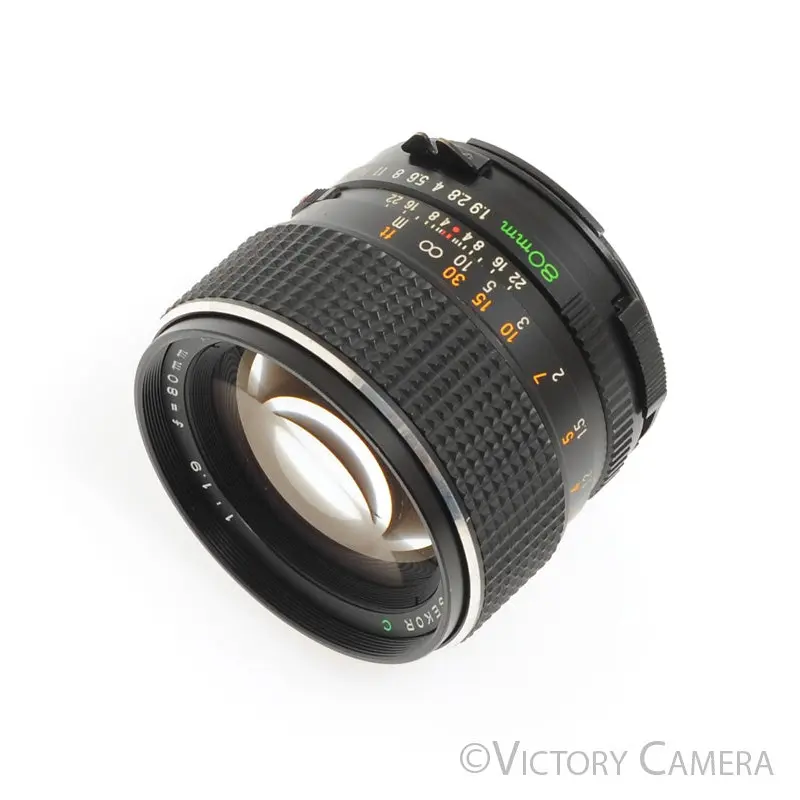 Mamiya 645 m645 Super / Pro / TL 80mm f1.9 C Fast Lens [EXC]
