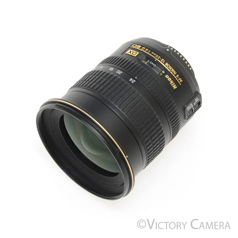 Nikon Nikkor AF-S 12-24mm f4 G ED DX Autofocus Lens -US Serial- [EXC+]