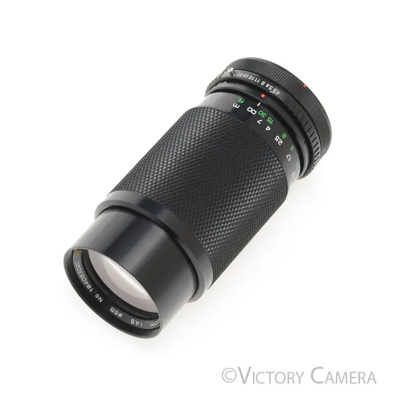 Soligor 80-200mm f4.5 Telephoto Zoom Lens for Canon FD [EXC+]