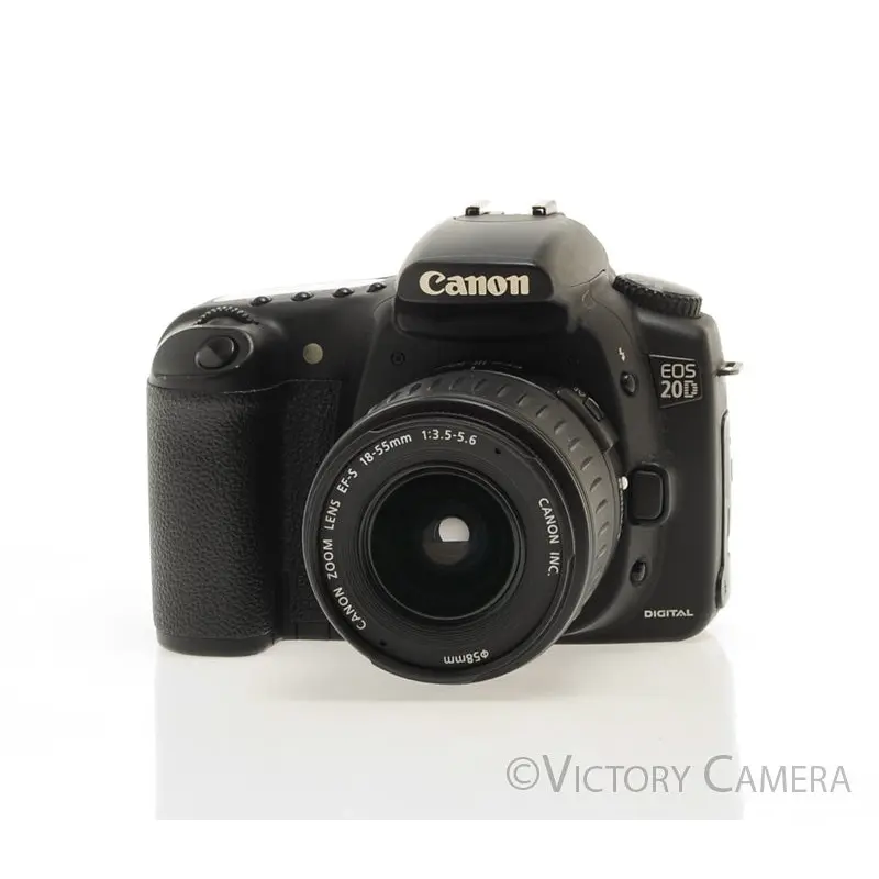 Canon 20D 8.2MP Digital SLR Camera w/ 18-55mm Zoom Lens [EXC]