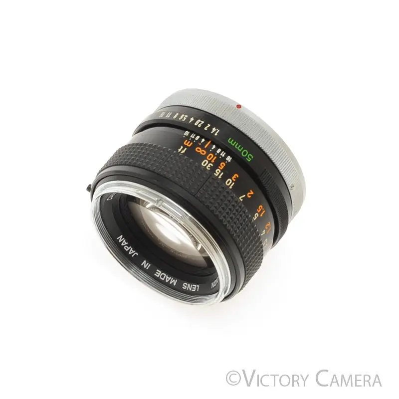 Canon FD 50mm f1.4 Fast Prime Lens [EXC+]