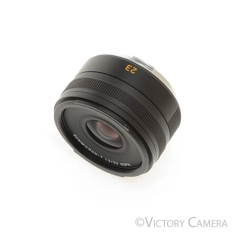 Leica Summicron-T 23mm f2 ASPH Wide Angle Lens for TL Mount w/ Shade [MINT-]