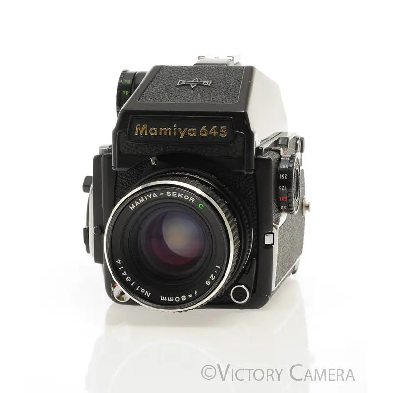 Mamiya m645 1000s 645 Camera w/ Eye Level & 80mm f2.8 Lens [MINT-]