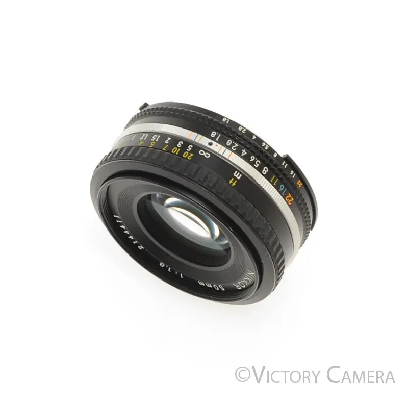 Nikon Nikkor 50mm F1.8 AI-S Lens -Japan Only Pancake Version-  [EXC]
