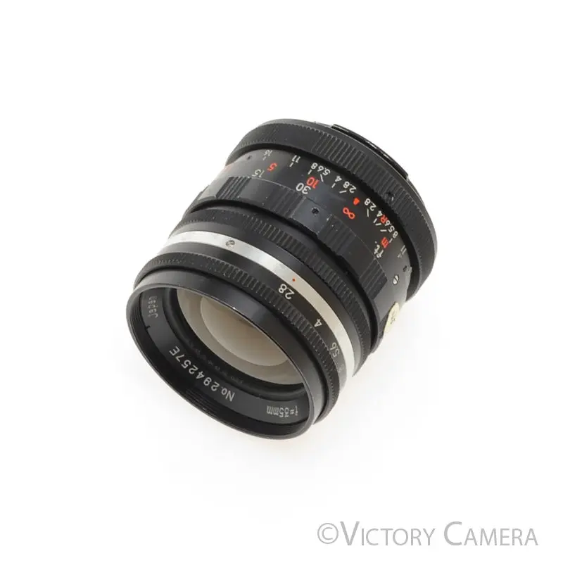 Spiratone 35mm F2.8 Wide Angle Olympus T Mount Lens [EXC]