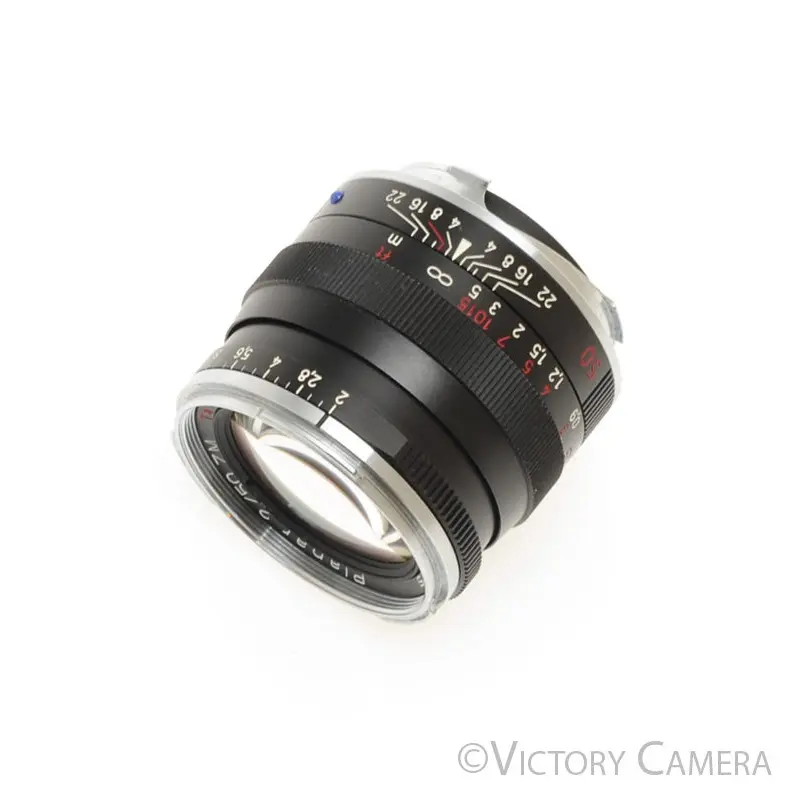 Zeiss Planar 50mm f2 ZM T* Black Prime Lens for Leica M Mount [EXC+]