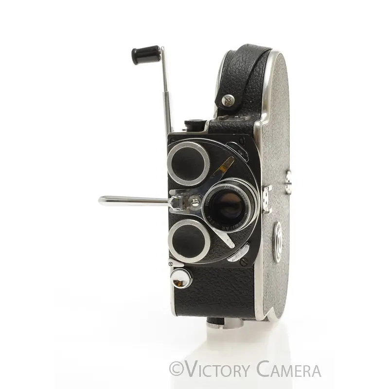 Bolex H16 16mm Motion Picture Film Camera w/ 25mm f1.4 Switar Lens [EXC]