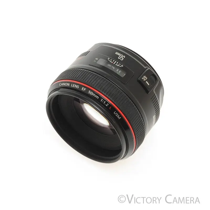 Canon EOS EF 50mm f1.2 L Series USM Prime Lens -Small Mark- [EXC-]