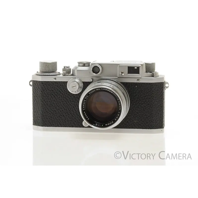 Canon IIB II-B Rangefinder Camera (Leica Copy) w/ 50mm f1.8 Lens  [EXC-]