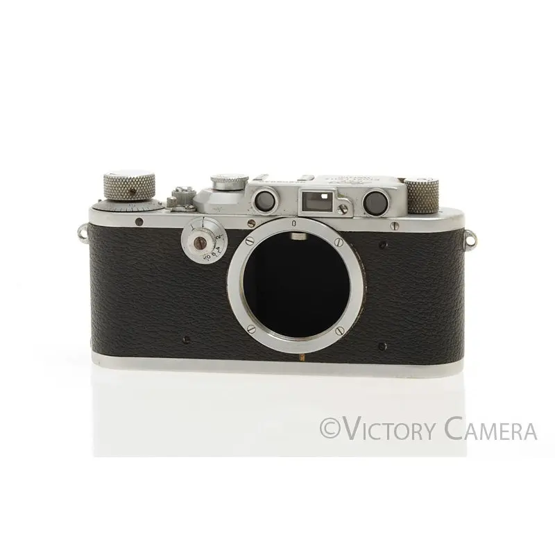 Leica IIIa 35mm Rangefinder Camera Body w/ Leather Half Case [EXC]