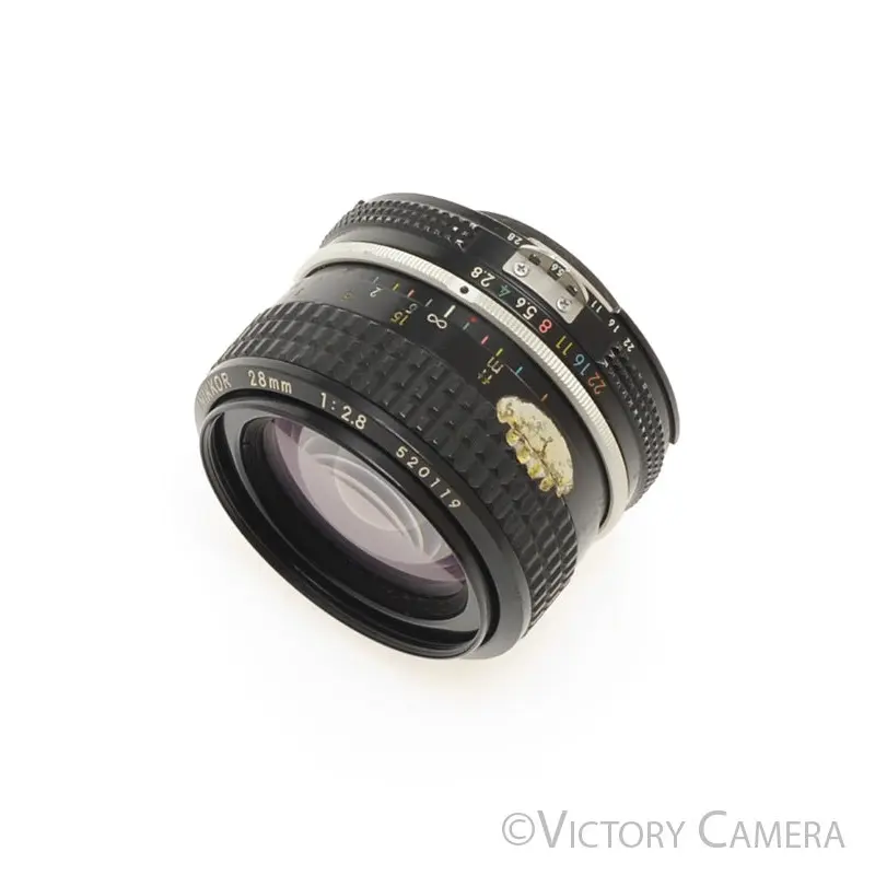 Nikon Nikkor 28mm f2.8 AI Manual Focus Wide Angle Prime Lens [EXC]