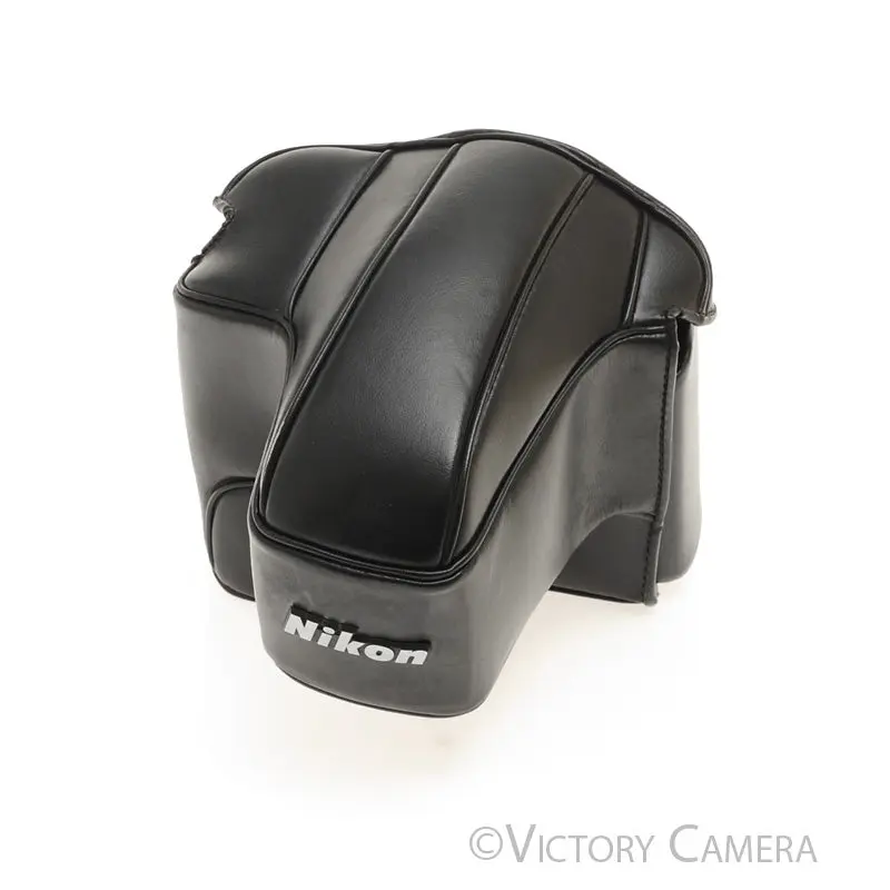 Nikon Rare CF-29 Black Ever Ready Case for FE FE2 FM FM2N w/ MD-12 [EXC]