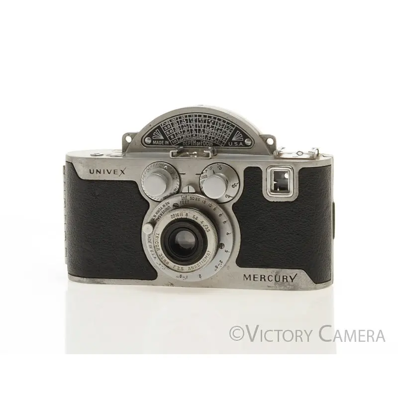 Univex Mercury Model CC 35mm Half Frame Film Camera w/ Disc Shutter [EXC]