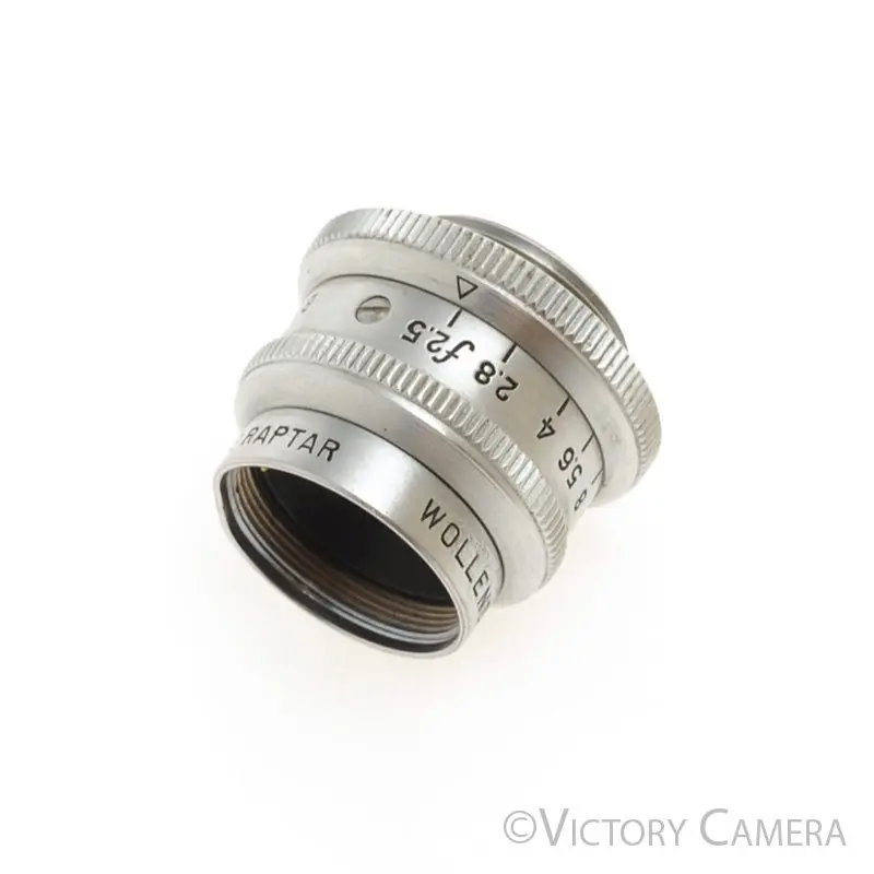 Wollensak 1/2" f2.5 Cine Raptar Lens for D Mount [EXC+]