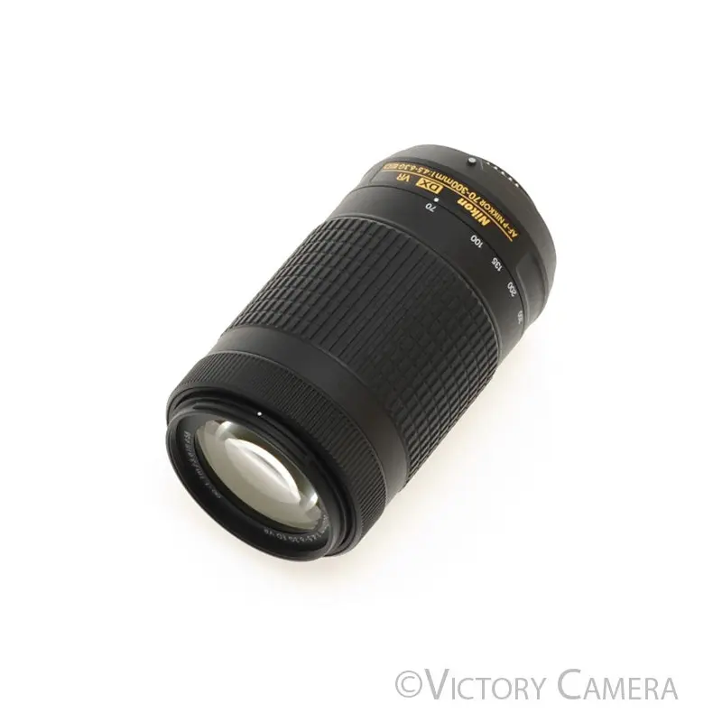 Nikon AF-P 70-300mm f4.5-6.3 G DX VR Autofocus Zoom Lens [EXC+]