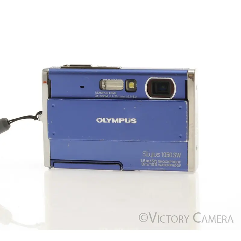 Olympus Stylus 1050 SW Blue Digital Point and Shoot Camera [EXC-]