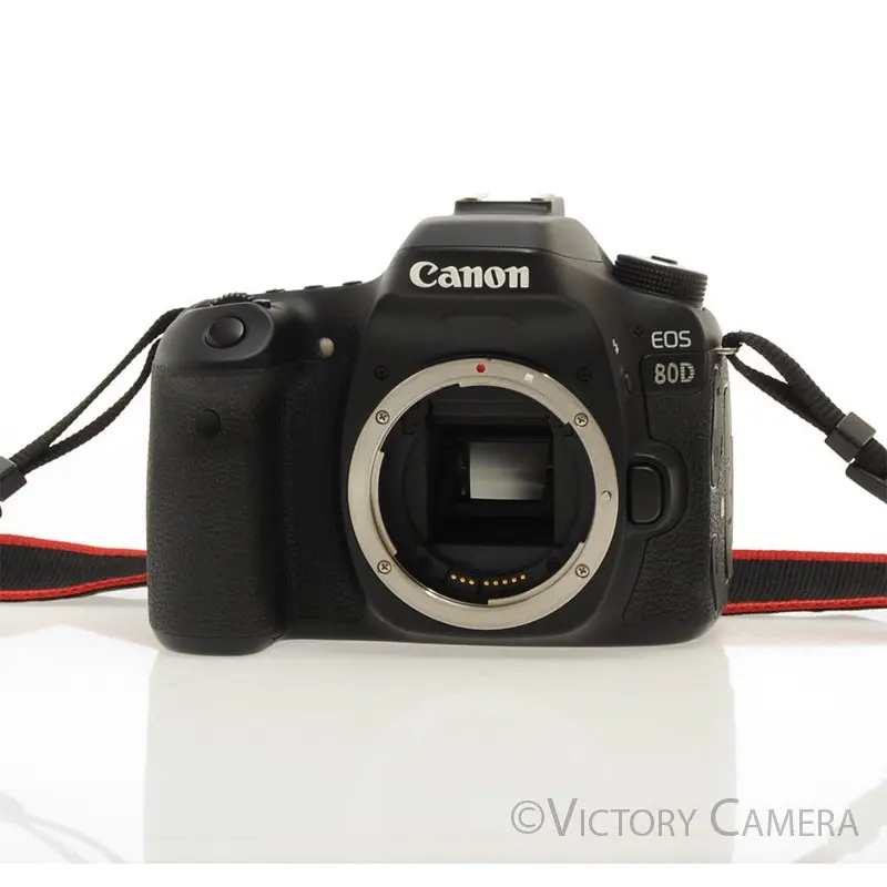 Canon EOS 80D 24.2MP DSLR Camera Body ~2054 Shots~ [EXC+]