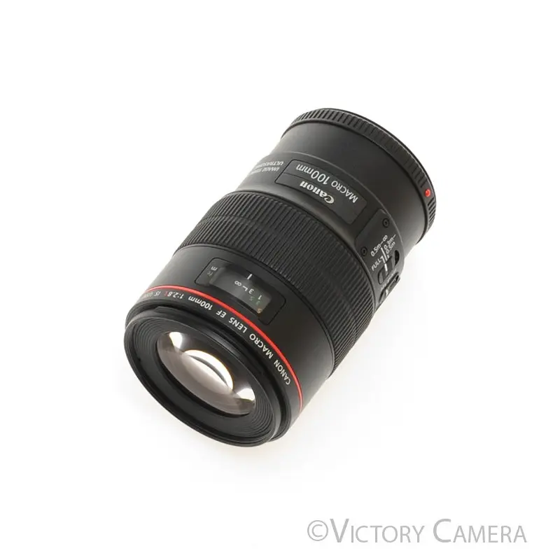 Canon EOS EF 100mm f2.8 L IS USM Macro AF Telephoto Prime Lens  [MINT]
