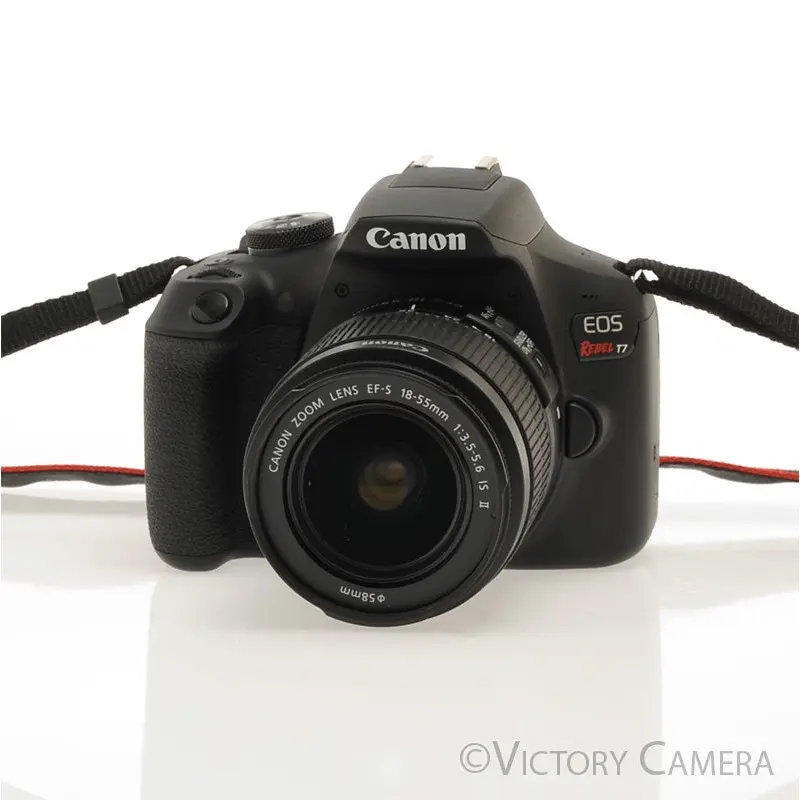Canon EOS Rebel T7 24.1MP Digital SLR Camera w/ EF-s 18-55mm Lens  [MINT-]