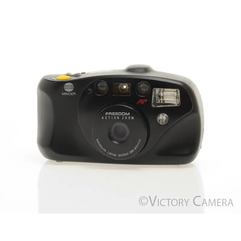 Minolta Freedom Action Zoom 35mm Point & Shoot Film Camera w/ 38-60mm [EXC]