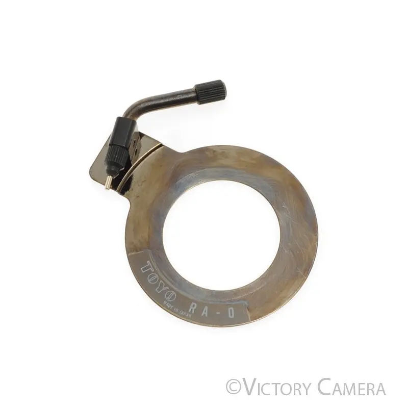 Toyo RA-0 Shutter Release Adapter for #0 Shutter Recessed Lens Board [EXC+]