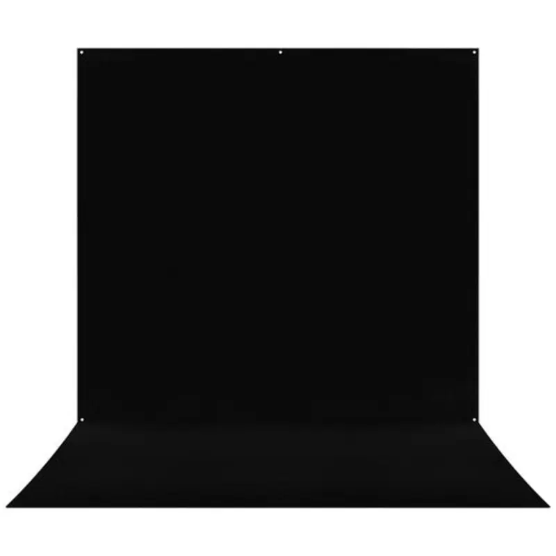 Westcott X-Drop Pro Wrinkle-Resistant Backdrop Sweep (Rich Black, 8 x 13')