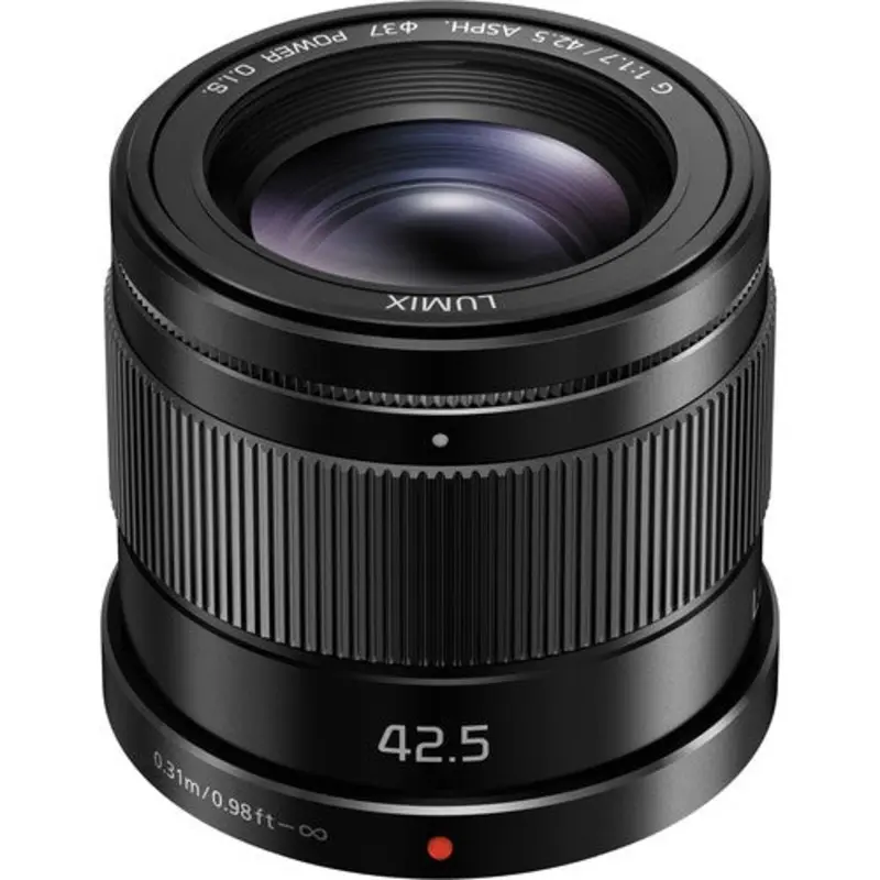 Panasonic LUMIX G 42.5mm f/1.7 Asph. Power O.I.S. Lens for Micro Four Thirds Cameras