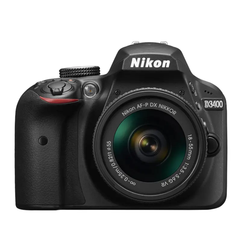 Nikon  D3400 (Black) 2 lens kit - AF-P 18-55 VR & AF-P 70-300 Camera Kit - 1573