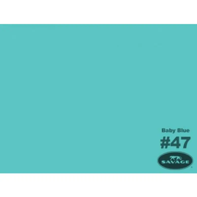 Savage Seamless Background Paper Widetone Baby Blue 107" x 12yd (271cm x 11m)