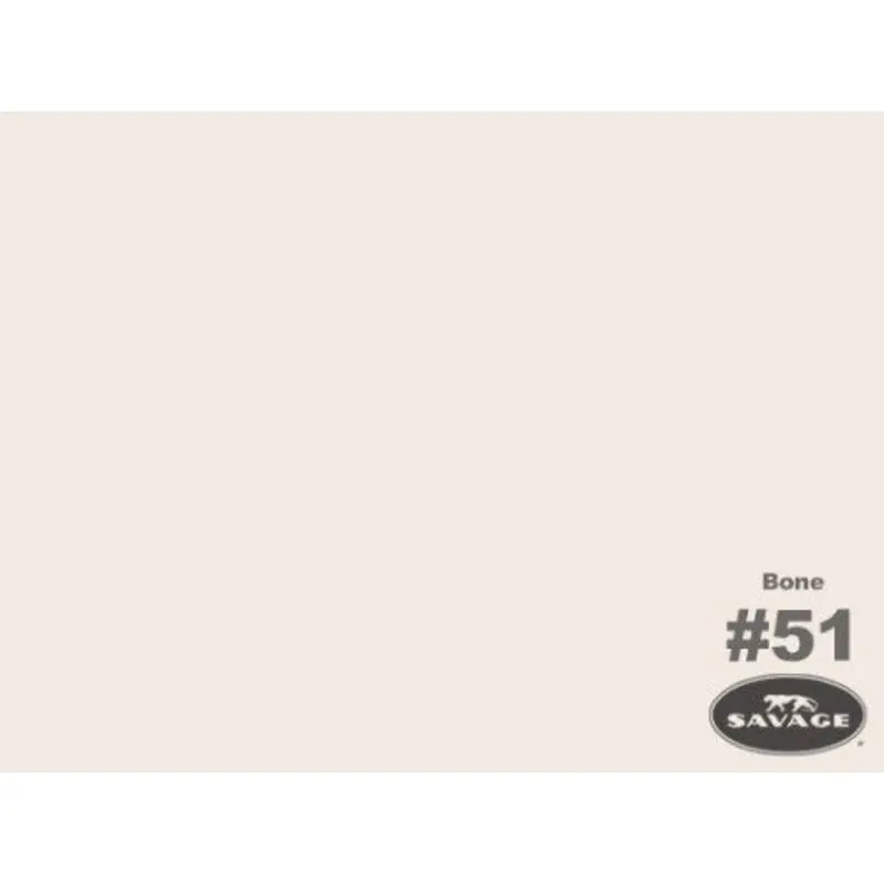 Savage Seamless Background Paper Widetone Bone 53" x 12yd (135cm x 11m)