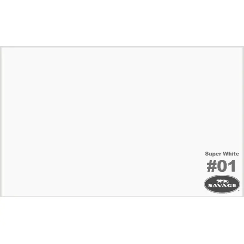 Savage Seamless Background Paper Widetone Super White 107" x 12yd (271cm x 11m)