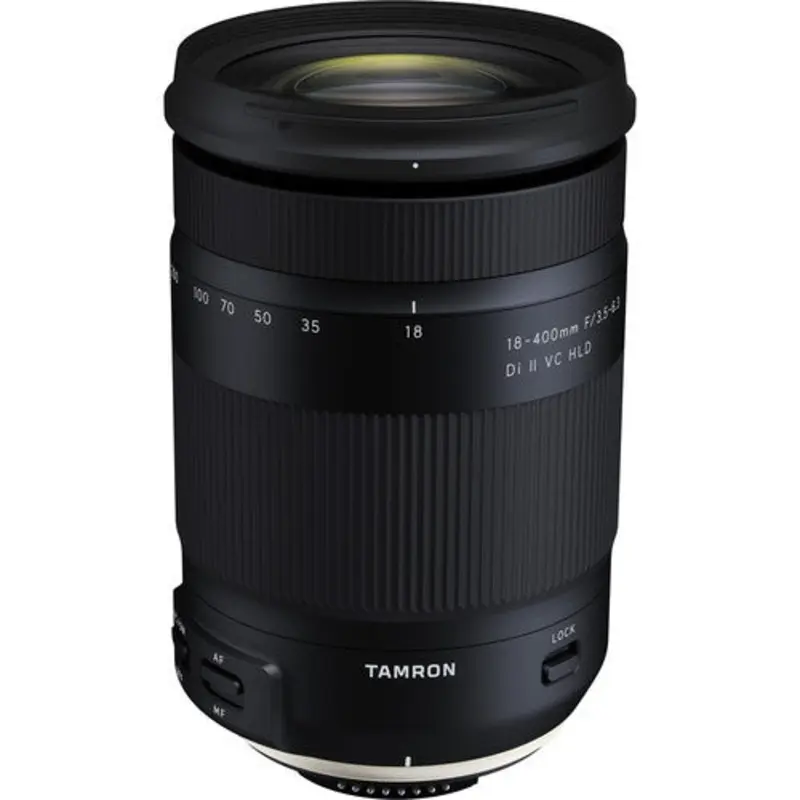 Tamron 18-400mm f/3.5-6.3 Di-II VC HLD Lens with hood - Nikon