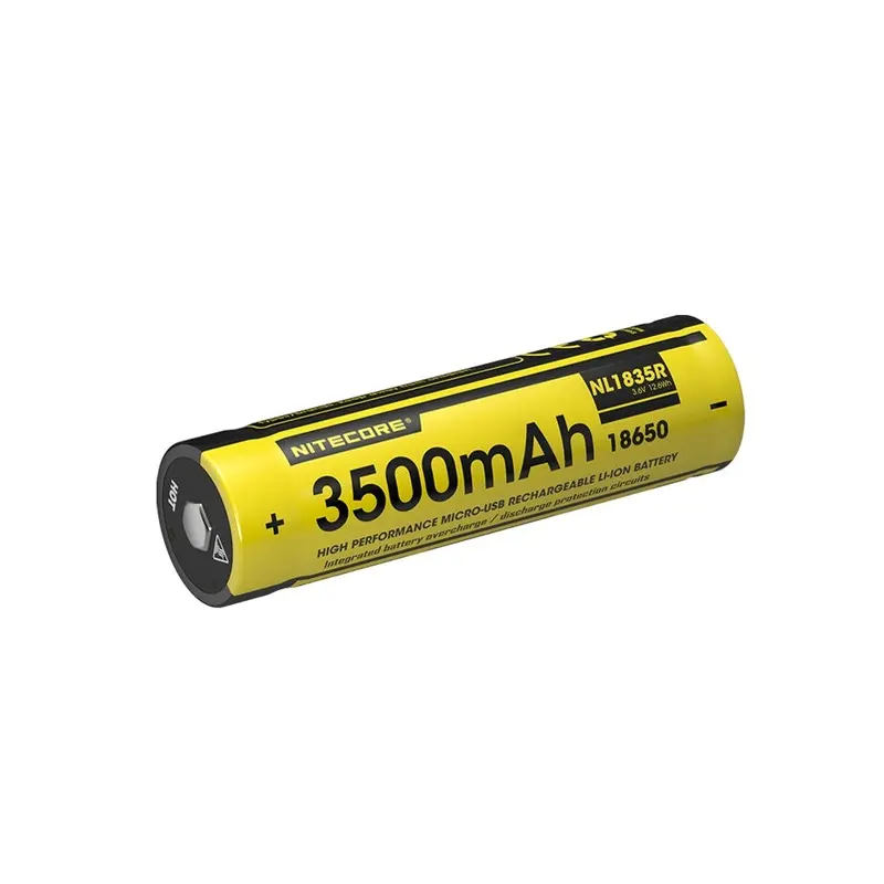 Nitecore 3500mAh 3.6V Protected Li-ion Battery with Micro-USB Charging Port