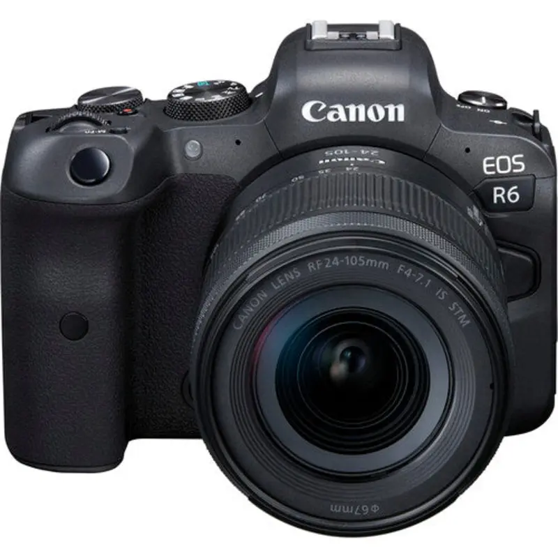 Canon EOS R6 Mirrorless Camera with RF 24-105mm f-4-7.1 IS STM Lens