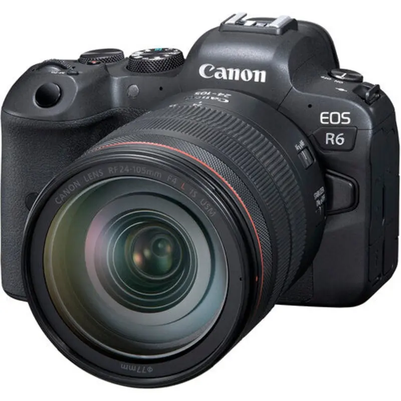 Canon EOS R6 Mirrorless Digital Camera with 24-105mm f-4L Lens