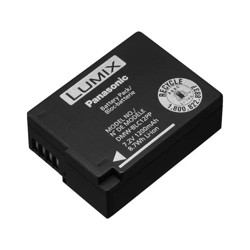 Panasonic DMW-BLC12 Rechargeable Lithium-Ion Battery(7.2V, 1200MAH)