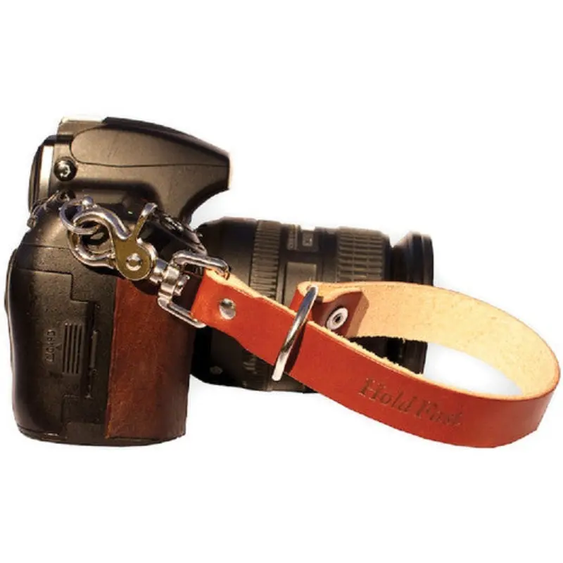 HoldFast Gear Camera Leash (English Bridle, Chestnut)