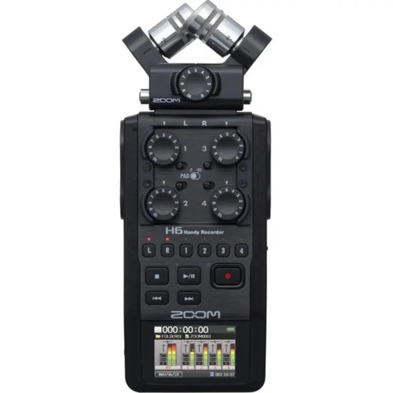 Zoom H6 Handy Recorder All Black
