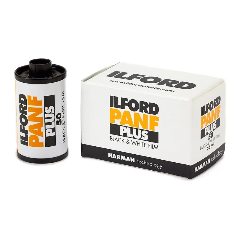 Ilford Pan F Plus 50 Film, 35mm, 36 Exposures