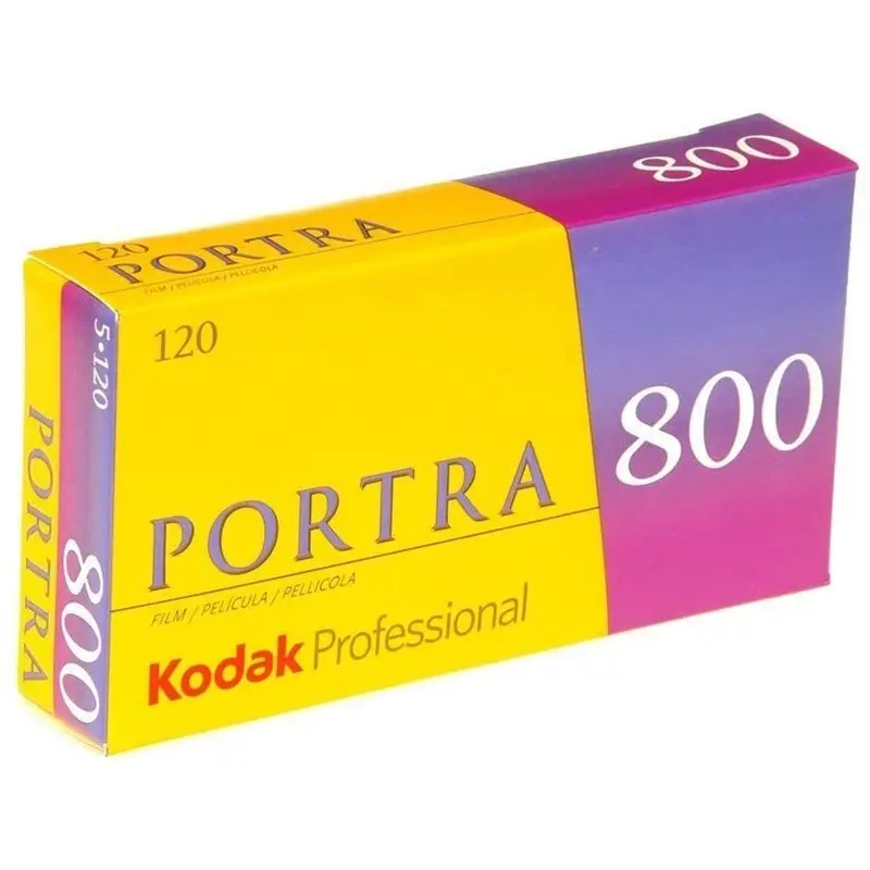 KODAK PROFESSIONAL PORTRA 800 FILM, 120, 5-PACK