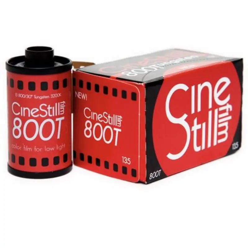 Cinestill 800T Tungsten C-41 Color Negative Film, 35mm, 36 Exposures