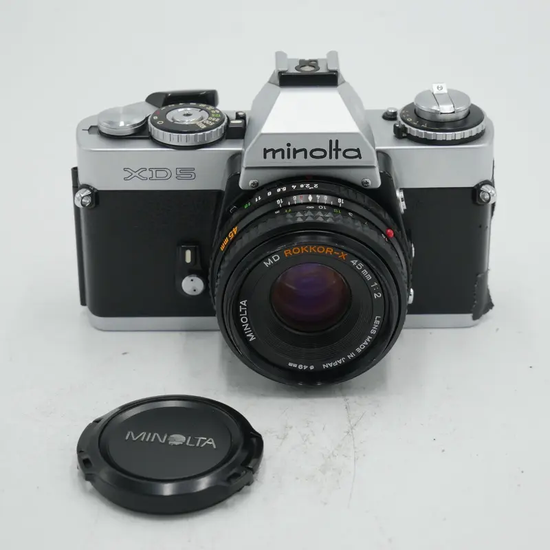 Minolta XD5 Camera MD Rokkor-x 45mm f/2 Lens *USED*