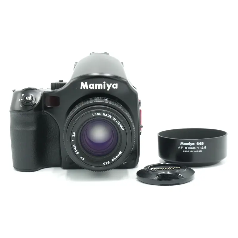 Mamiya 645AF Medium Format Camera Kit with 80mm F2.8 Lens and Film Back