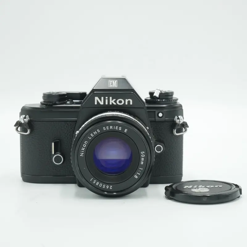 Nikon EM 35mm Film Camera with 50mm F/1.8 Series E Lens *USED*
