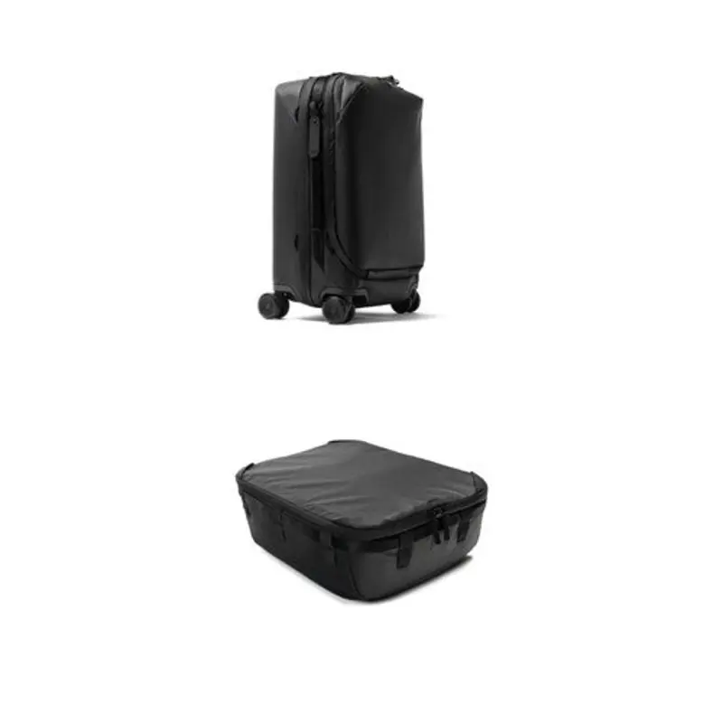 Peak Design Roller Pro Carry-On with X-Large V2 Cube Kit (Black)