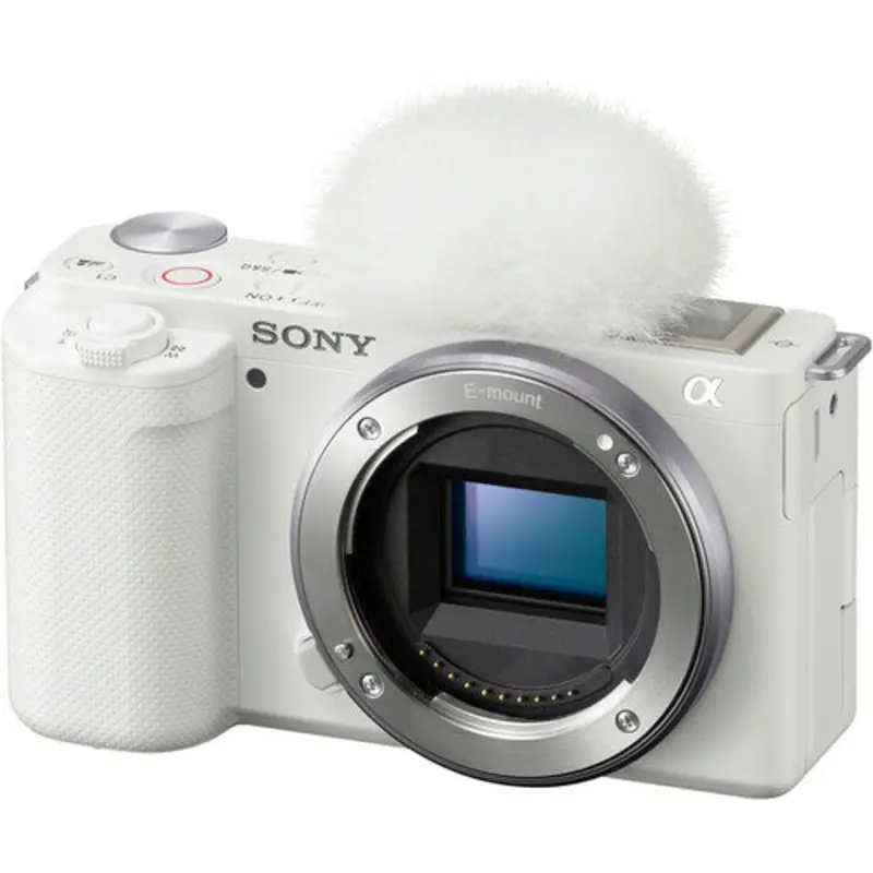 Sony Alpha ZV-E10 Mirrorless Camera (Body Only) - White