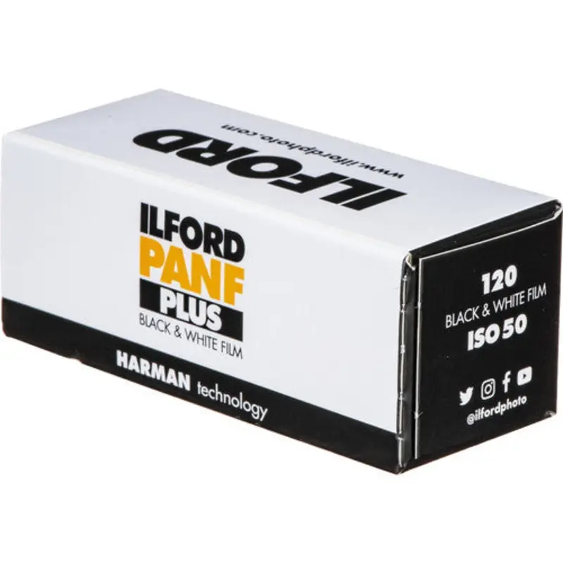 Ilford Pan F Plus Negative Film - 120 Roll